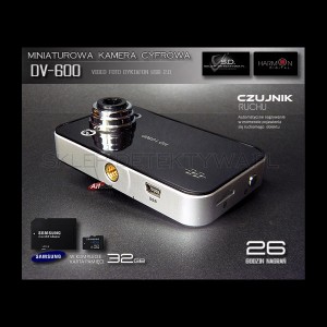 Kamera LCD 26 godzin nagrań wideo DV-313 +32GB SAMSUNG